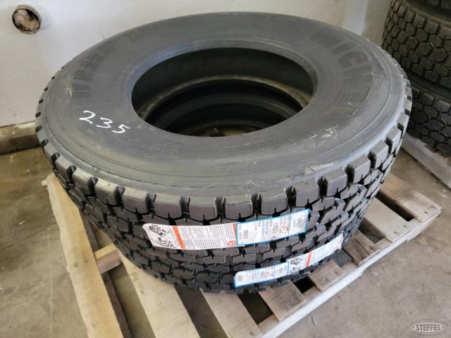 (2) 11R22.5 drive tires
